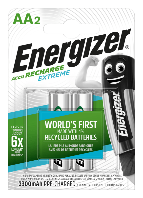 thumbnail image 2 of 12 Pack Energizer Rechargeable Extreme AA Batteries – 2300mAh NiMH – Made In Japan 2 of 6
