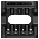 Xtar L4-The 4 slots Type-C 1.5V Li-ion and 1.2V Ni-MH AA/AAA charger - KNIFESTOCK