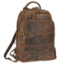 GreenBurry Vintage Leather Rucksack Antique brown 33x43cm - KNIFESTOCK