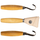 Morakniv Hook Knife 164 Left Narrow Curve + Leather Sheath 13386 - KNIFESTOCK