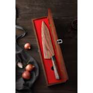 DELLINGER Kiritsuke Chef Octagonal Desert Iron Wood Vg-10 - KNIFESTOCK