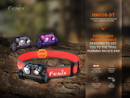 FENIX Rechargeable Headlamp HM65R-DT Dark Purple (1500lm.) HM65RDTPRP - KNIFESTOCK
