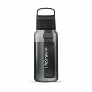 LifeStraw Go 2.0 Water Filter Bottle 1L Nordic Noir  LGV41LGYWW - KNIFESTOCK
