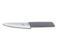 VICTORINOX Swiss Modern Cutlery Block Black, filled with 6 knives 6.7186.66 - KNIFESTOCK