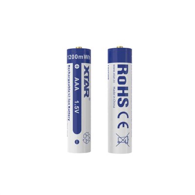 Xtar AAA 1200mWh680mAh-4 pcs AAA 1.5V 1200MWH Battery (box +battery case) - KNIFESTOCK