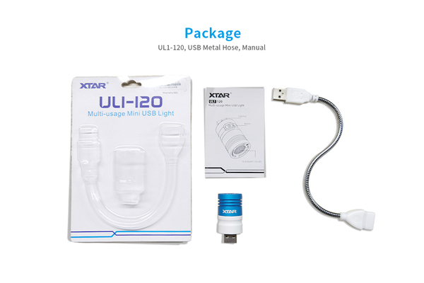 Xtar UL1-120LM Multi-usage Mini USB Light - KNIFESTOCK