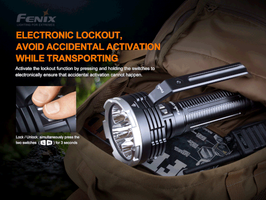 Fenix lanternă reîncărcabilă LR80R - KNIFESTOCK
