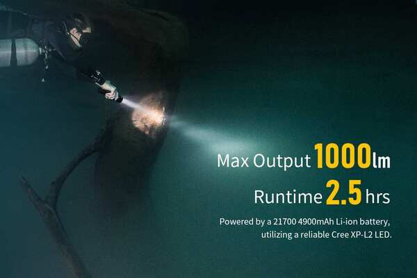 Xtar DS1 KT-flashlight, O-ring, Manual, Lanyard, Spare switch - KNIFESTOCK