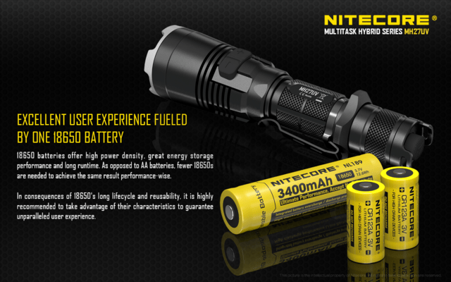 Nitecore flashlight MH27UV - KNIFESTOCK