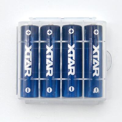 Xtar AA 4150mWh/2500mah-4 pcs AA 1.5V 4150MWH Battery (box +battery case) - KNIFESTOCK