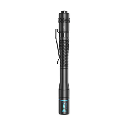Lampe de poche UV LED Wuben Noire E19UV-BL - KNIFESTOCK