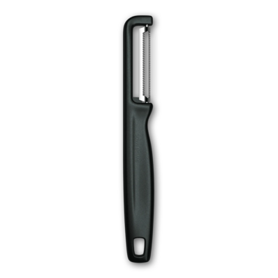 Victorinox Iota Peeler, straight, double-edge, black 6.0942.3 - KNIFESTOCK