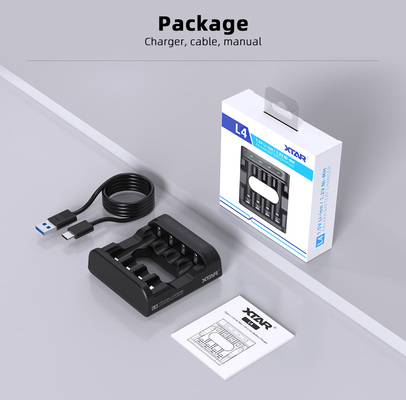 Xtar L4 PRO KT-The 4 slots Type-C 1.5V battery charger - KNIFESTOCK