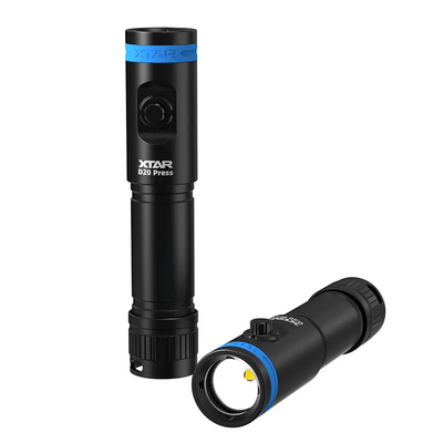 Xtar Mini Super D20 Press 1200-flashlight, MC1-C charger, 3600mAH - KNIFESTOCK
