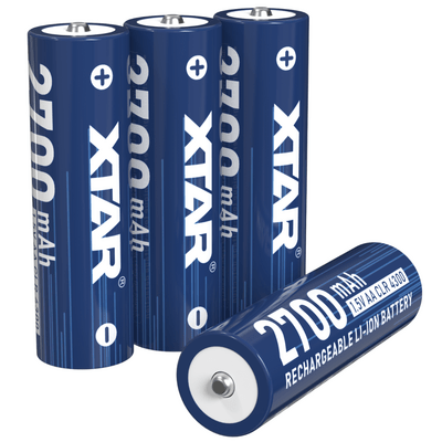 Xtar AA 1.5V CLR 4300-8pcs AA 1.5V CLR 4300 2700mAh batteries - KNIFESTOCK