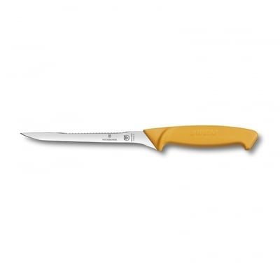 Victorinox Swibo 5.8448.16 filetovací nůž 16cm žlutá - KNIFESTOCK