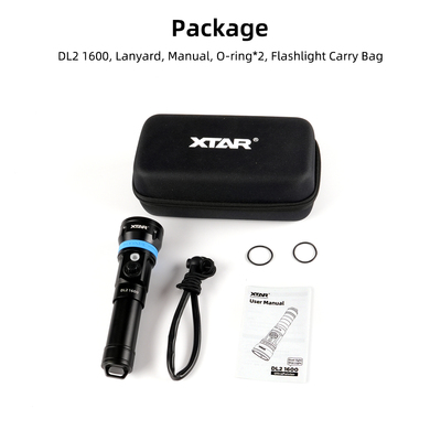 Xtar DL2 1600 KT-flashlight, lanyard, extra O-ring - KNIFESTOCK