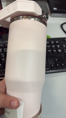 Stanley Thermosflasche mit integriertem Trinkhalm 890 ml The IceFlow™ Flip Straw 2.0 Tumbler Rose Qu - KNIFESTOCK