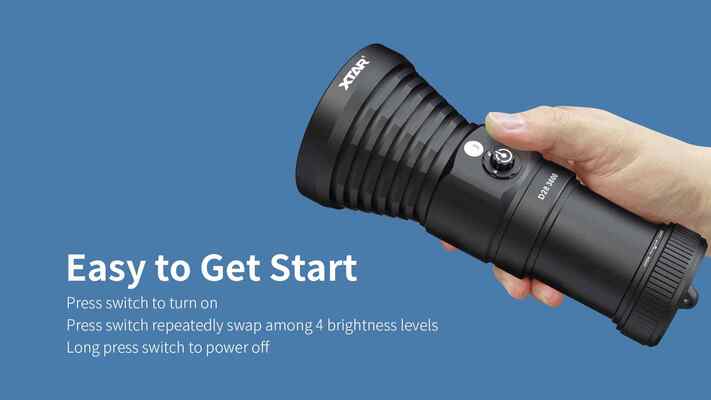 Xtar D28 3600 flashlight, MC4S charger - KNIFESTOCK