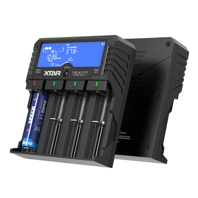 Xtar DRAGON VP4L Plus-charger, wall adaptor, car adaptor - KNIFESTOCK