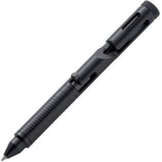 Tactische Pen 2 Stuks – Multitool Met 5 Inktvullingen – Zelfverdediging, Glasbreker & Schrijfgerei – Zwart + Zilver