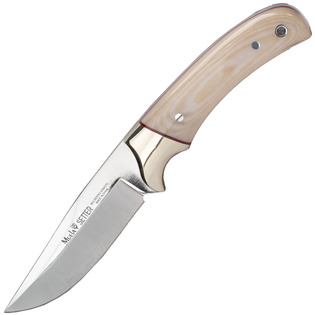 Muela Setter B Griff Aus Micarta Wei Feststehende Jagdmesser