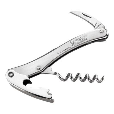 Herbertz Sommelier Kellnermesser, Ganzmetall, Nylonetui 218300