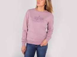 Alpha Industries Logo Sweater Wmn silver pink S 178035/397/S