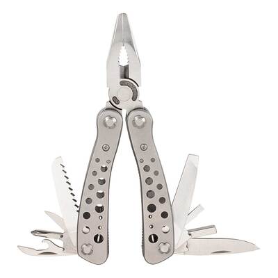 Herbertz Herbertz Multitool, Edelstahl-Gehäuse, Bitsatz, Nylonscheide 107500
