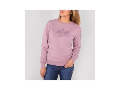 Alpha Industries Logo Sweater Wmn silver pink M 178035/397/M