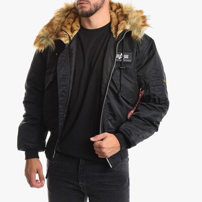 Alpha Industries 45P Hooden Custom čierna-reflective 3XL 113145/285/3XL