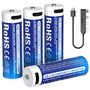 Xtar AA 1.5V USB-C LR 3000mAh-4pcs AA 1.5V USB-C 3000mAh batteries