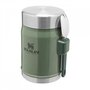 STANLEY CLASSIC series Food Jar With Spork - Hammertone Green 0,4L