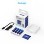 Xtar AA 1.5V USB-C LR 3000mAh-4pcs AA 1.5V USB-C 3000mAh batteries