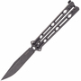 KERSHAW LUCHA Balisong Knife, Blackwash K-5150BW