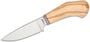 Lionsteel Fixed knife m390 blade OLIVE wood andle, Ti guard, leather sheath WL1  UL