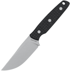 Vosteed Mink (3,33'') Nitro-V Stonewash Fekete Micarta D0101 - KNIFESTOCK