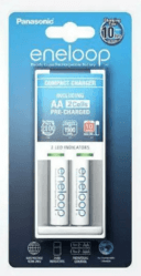 Caricabatterie Panasonic Eneloop BQ-CC50 + 2 x R6/AA Eneloop 2000mAh BK-3MCCE K-KJ50MCC20E - KNIFESTOCK