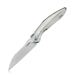 KUBEY Barracuda Couteau Pliant Front Flipper Liner Lock Manche en Titane KU299 - KNIFESTOCK