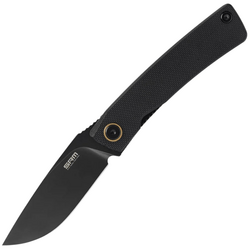 SRM Air 14C28N Black G10 Linerlock 105M-GB - KNIFESTOCK