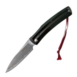 Mcusta Friction Folder VG10, Zwart-Rood Hout MC-191C - KNIFESTOCK