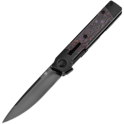 Kansept Kitpu Mirror DLC CPM20CV, Blackwash Ti, Purple Haze Fatcarbon - KNIFESTOCK