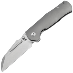 Kansept Dreadnaught Stonewashed CPM S35VN, Stonewashed Ti - KNIFESTOCK
