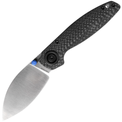Vosteed Shilin Cutter Elmax Satin Black Carbon Fiber A2810 - KNIFESTOCK