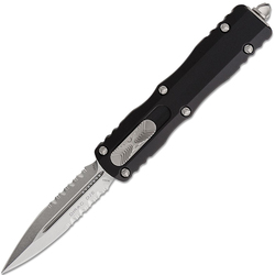 Microtech Dirac D/E Stonewash Standard Partial Serration 225-11 - KNIFESTOCK