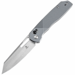 TENABLE KNIVES Shard Stonewashed 14C28N 0.14" / 3.5mm Gray Aluminum with Diamond Pattern T1006V4 - KNIFESTOCK