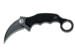 Fox Knives FKMD KUKU HANUMAN KARAMBIT. ZWART 02FX636T - KNIFESTOCK
