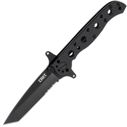 CRKT M16® - 10KSF TANTO BLACK WITH TRIPLE POINT™ SERRATIONS CR-M16-10KSF - KNIFESTOCK