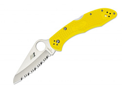 Spyderco C88SYL2 Salt 2 Lightweight Yellow - KNIFESTOCK