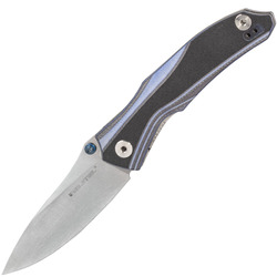 Real Steel E802 Horus, negru/albastru nou 7432 - KNIFESTOCK